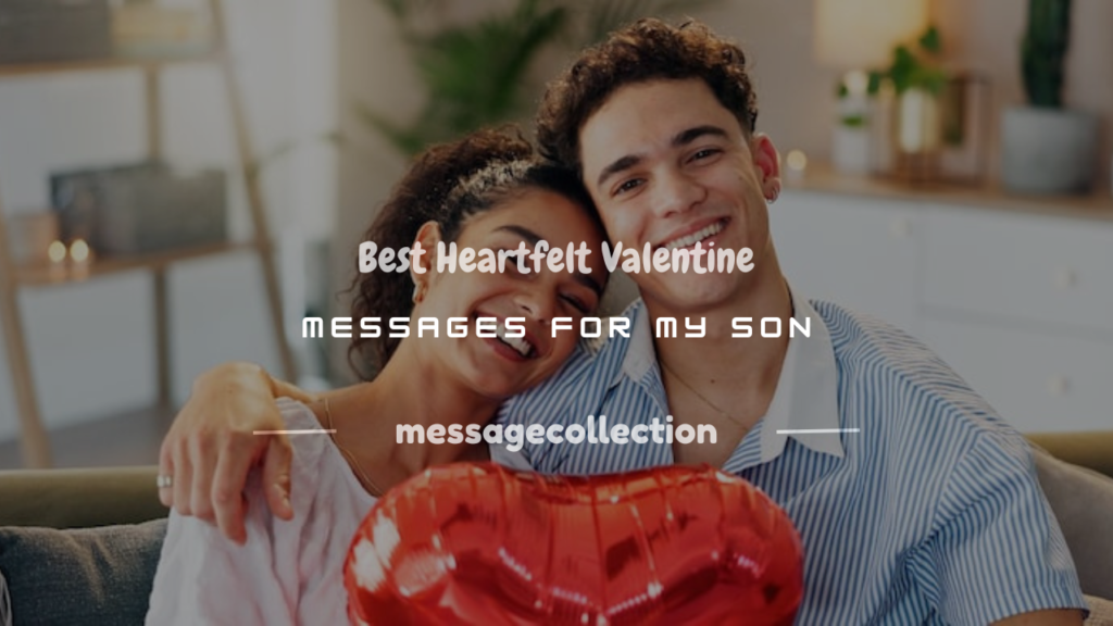 valentine message for my son