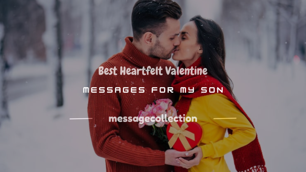 valentine message for my son