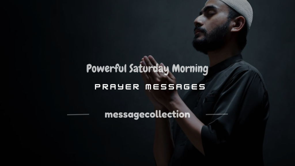 saturday morning prayer message
